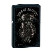 Sons of Anarchy Group Shot Black Matte Zippo Lighter